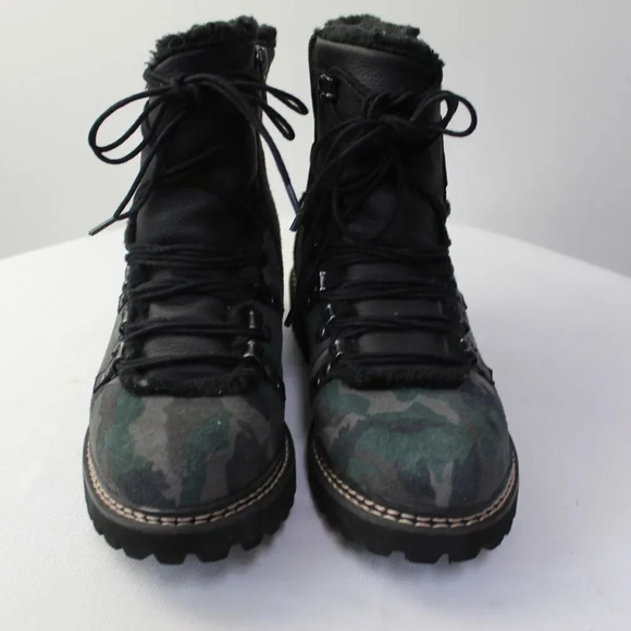 Earth Kodiak Glacier suede camo hiking boots size 8  - Picture 4 of 14